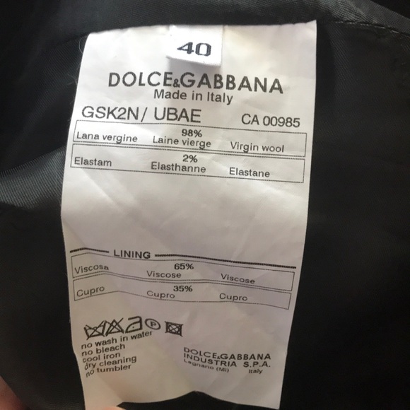 Dolce & Gabbana Virgin Wool Skirt - Like New - Picture 11 of 11